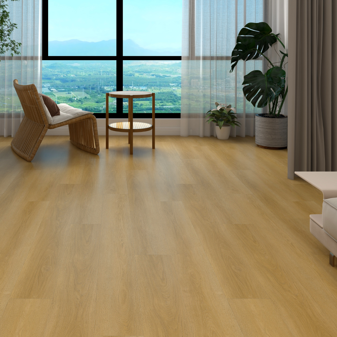 Montclair Lapland Oak vinyl plank room scene