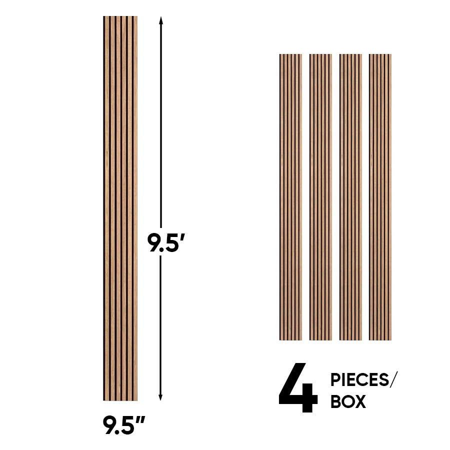 Natural Oak Wall Panels plank close-up