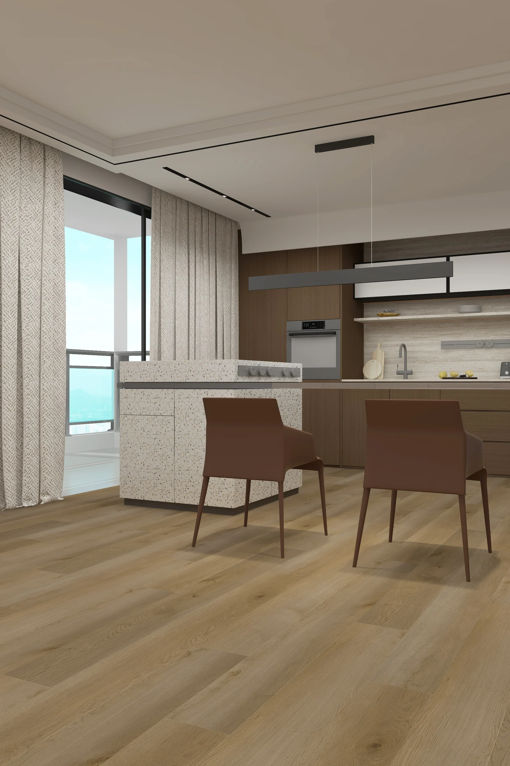 Citadel Talin Oak vinyl plank room scene