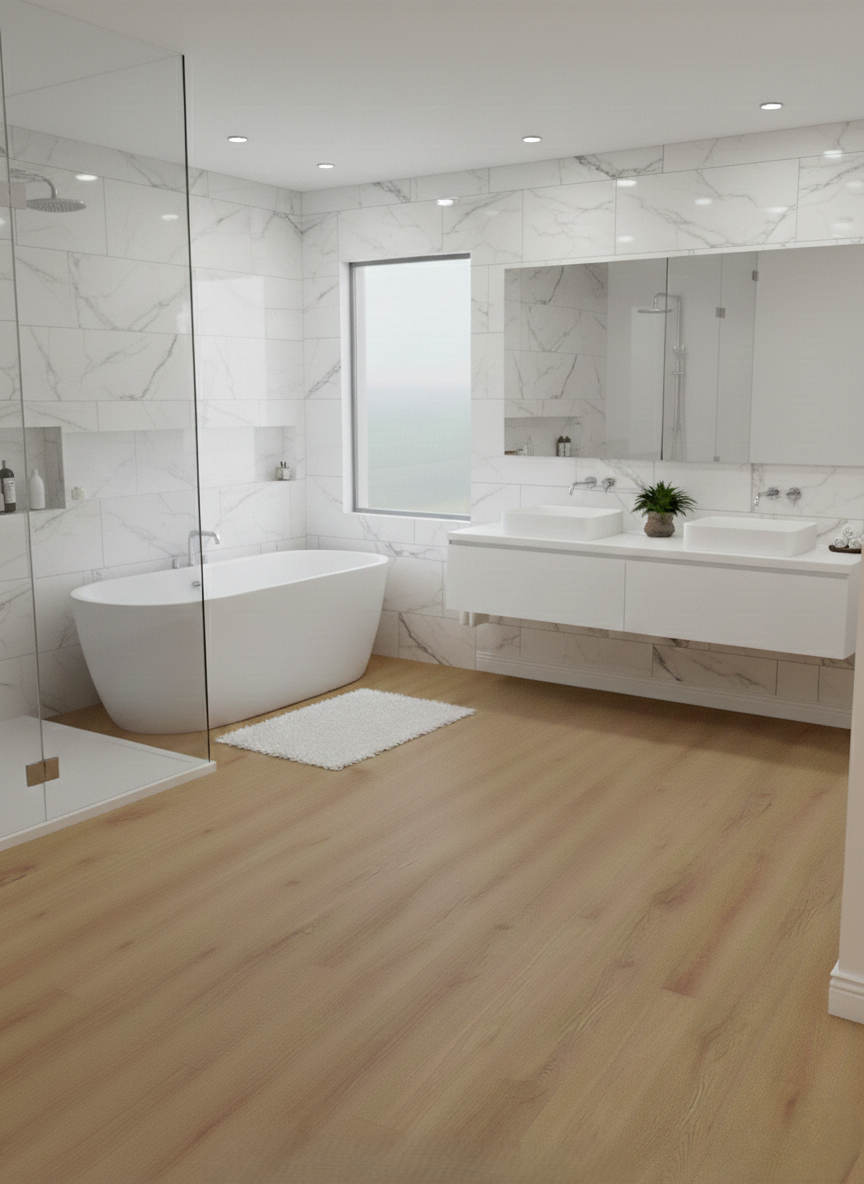 Citadel Savona Oak vinyl plank room scene